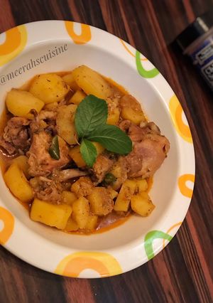 A picture of Irish potato porridge.