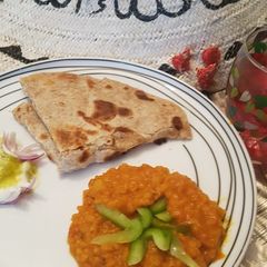 A picture of Red split Lentils.