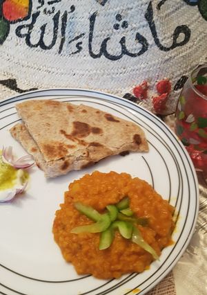 A picture of Red split Lentils.
