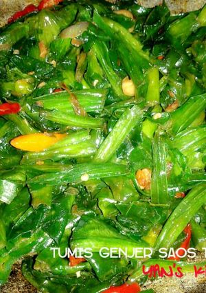 Foto resep Tumis Genjer Saos Tiram