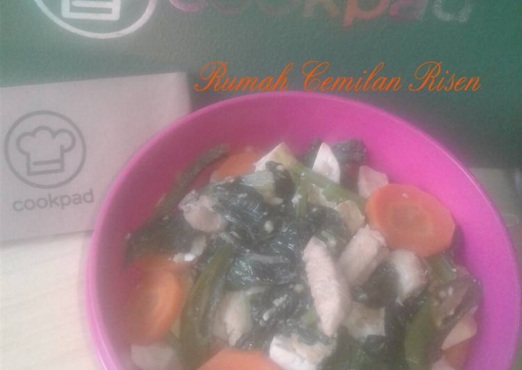 Resep Tumis Sawi Daging Ayam, Enak