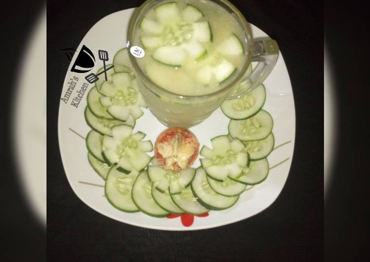 Simple Way to Make Quick Agwaluma and cucumber juice