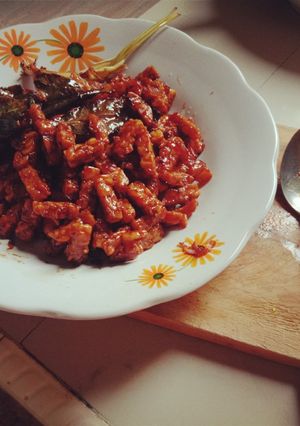 Foto resep Tempe kering asam manis