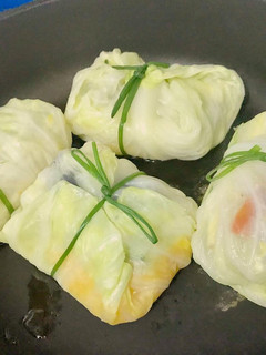 簡單吃-高麗菜豆腐包(素可食) 的食譜成品照片