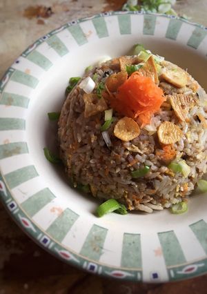 รูปของ ข้าวผัดหนำเลี๊ยบหมูสับ #อาหารไทยง่ายๆ