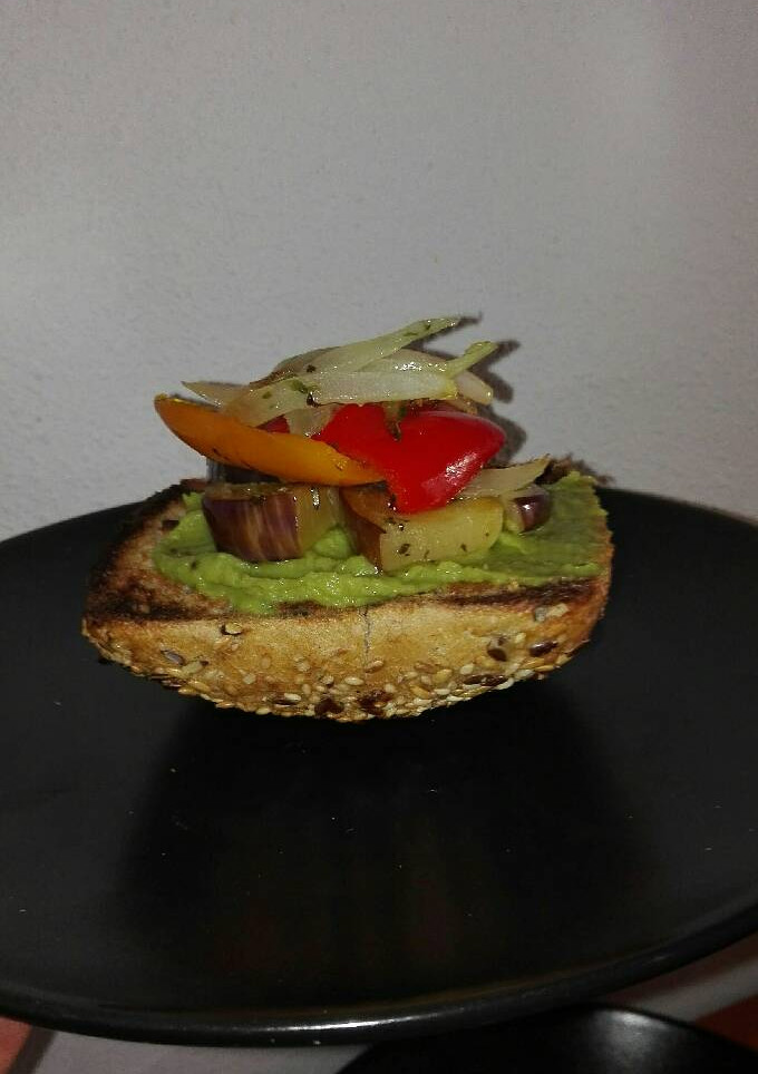 Una foto de Tapa vegana