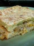 Pastel de Polenta sobrante al horno