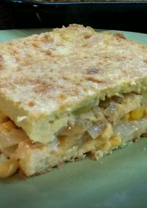 Una foto de Pastel de Polenta sobrante al horno