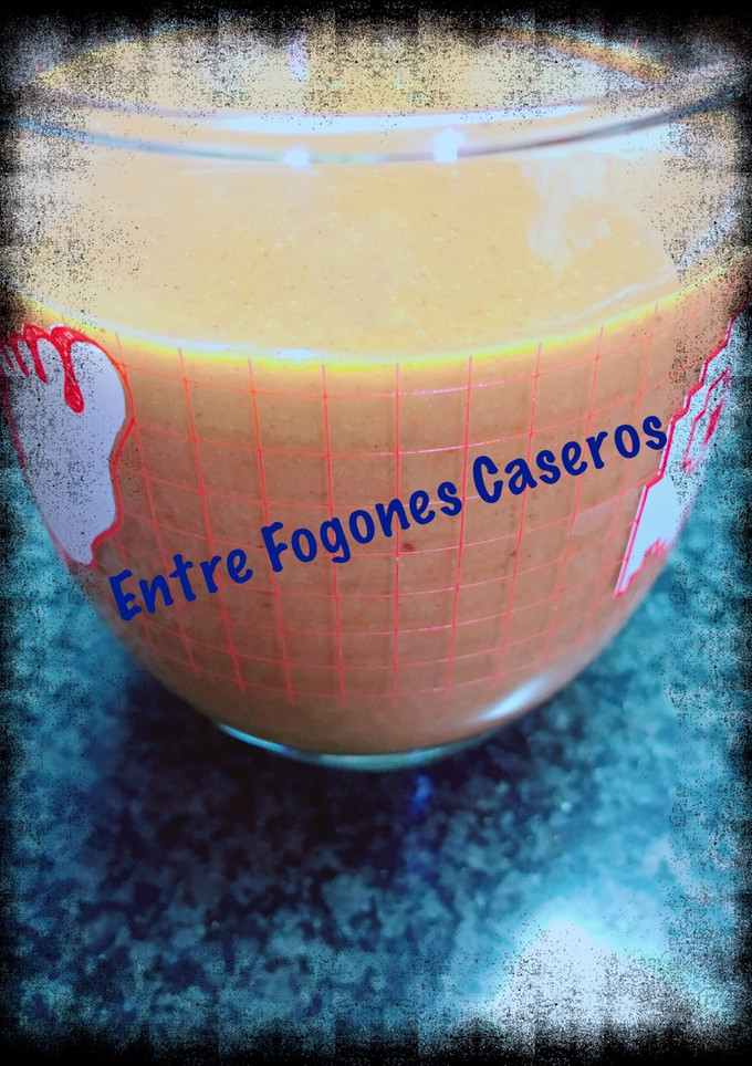 Una foto de Mojo rojo para carnes