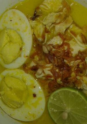 Foto resep Soto ayam kuah santan