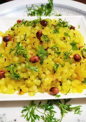 A picture of Vrat Sabudana khichdi.