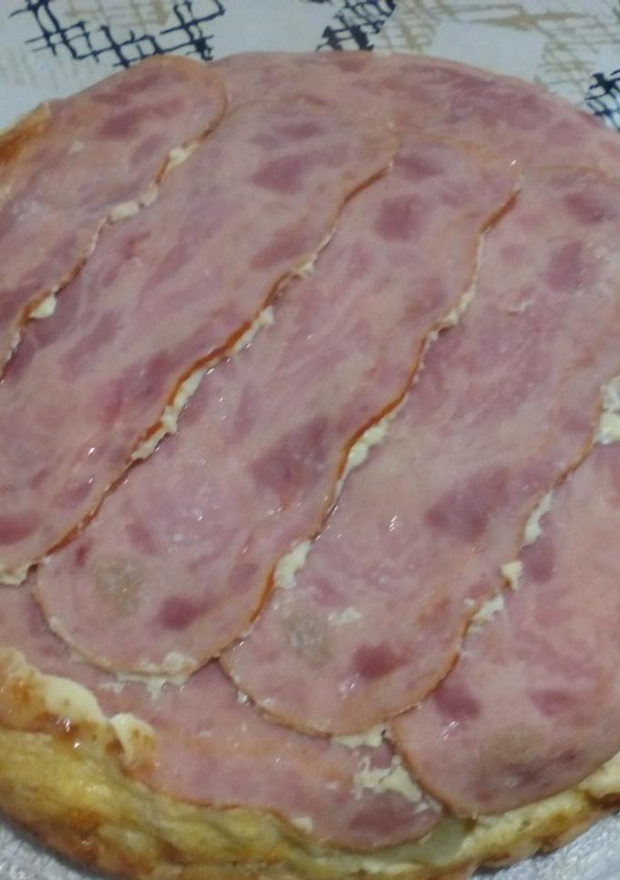 Una foto de Pastel de beicon y patatas
