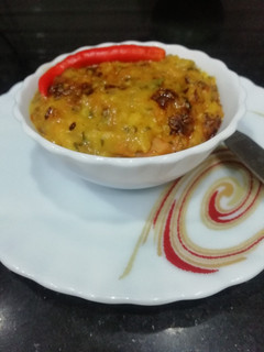 A picture of Masoor Dal Tadka.
