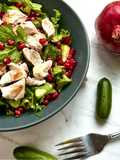 Salad Delima Ayam grilled