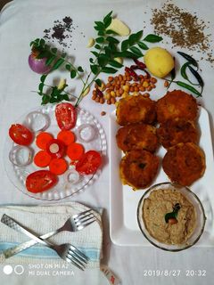 চিকপিজ চিজি বাইট ইন পিনাট সস্ রেসিপির প্রধান ছবি