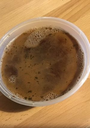 Une photo de Bouillon de bœuf maison