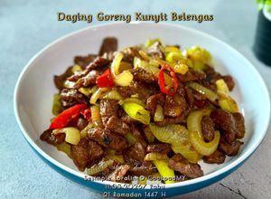 Gambar Daging Goreng Kunyit Belengas