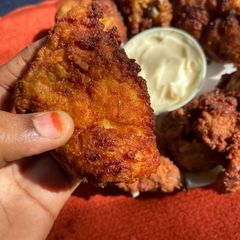 A picture of My homemade KFC.