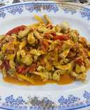 Kebab di con pollo e verdure