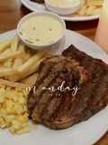 Ribeye Steak ala Resto with Mushroom Sauce. (holycow)