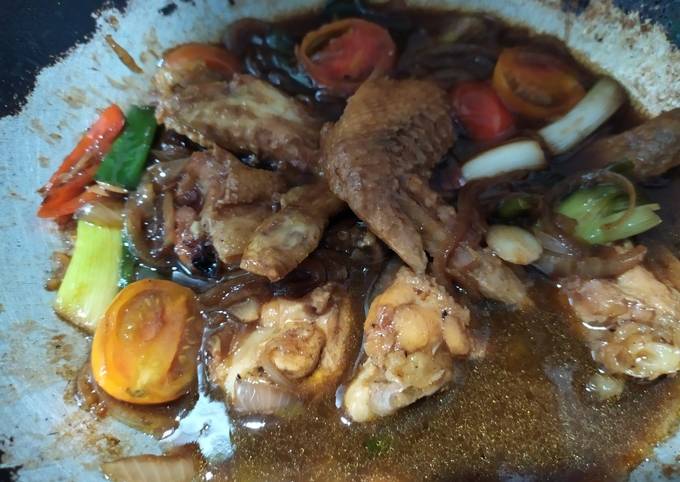 Ayam mentega saus lada hitam