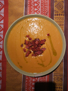 Una foto de Crema de calabaza