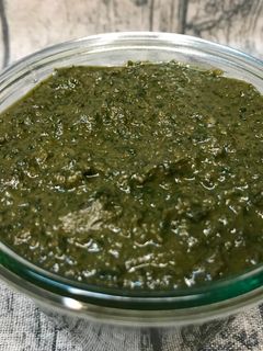 青醬(九層塔核桃青醬)風味食材/打勻 的食譜成品照片