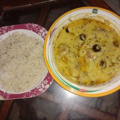 Curry chawal A picture of Curry chawal.