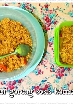 Foto resep Nasi goreng sosis sarapan #3
