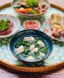 Canh Cải Kale Nấu Giò Sống
