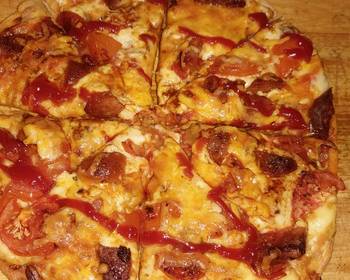 Popular Recipe My extra chorizo and cheese pepperoni pizza Savory Delicious