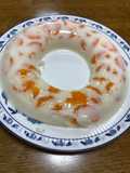 Milk orange jelly