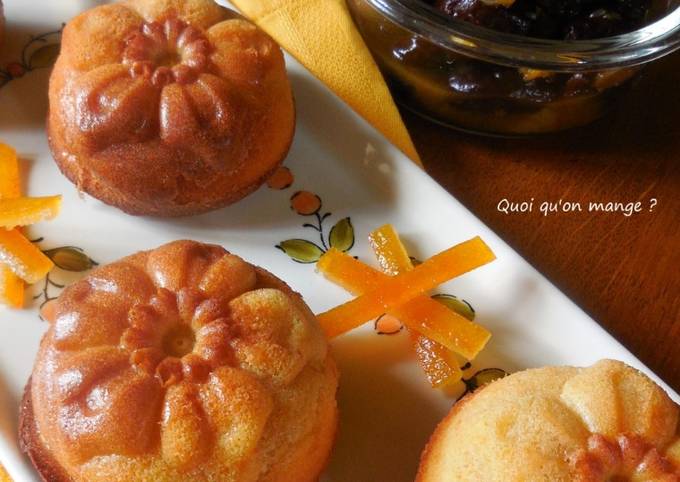 Recette Savoureux Petits gâteaux à l'orange