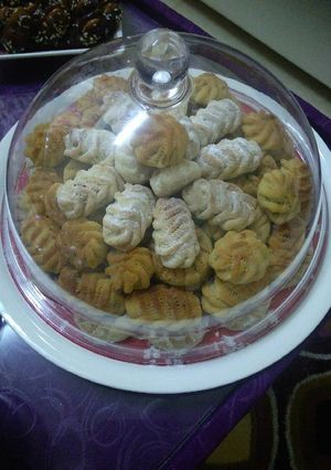 صورة لوصفة معمول الحليب المكثف