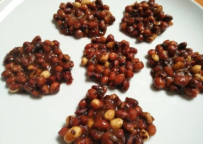 Kue kacang gula merah/ampyang