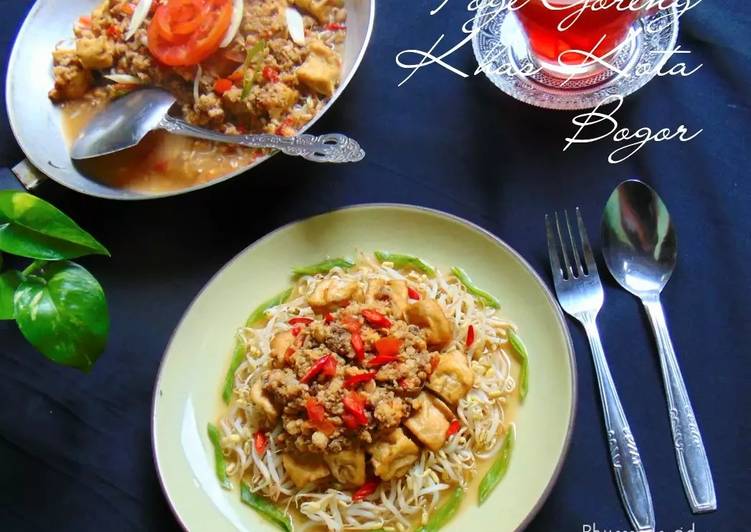 Resep Toge Goreng Oncom Khas Bogor Mudah