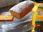 Una foto de budín de polenta