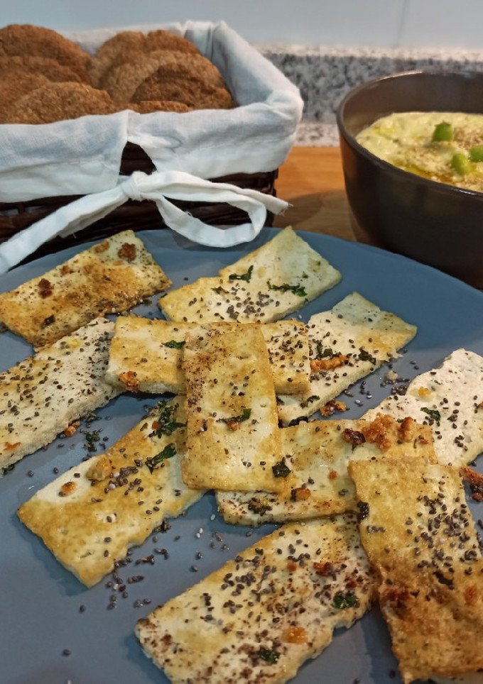 Una foto de Cena vegana 🥗🍴