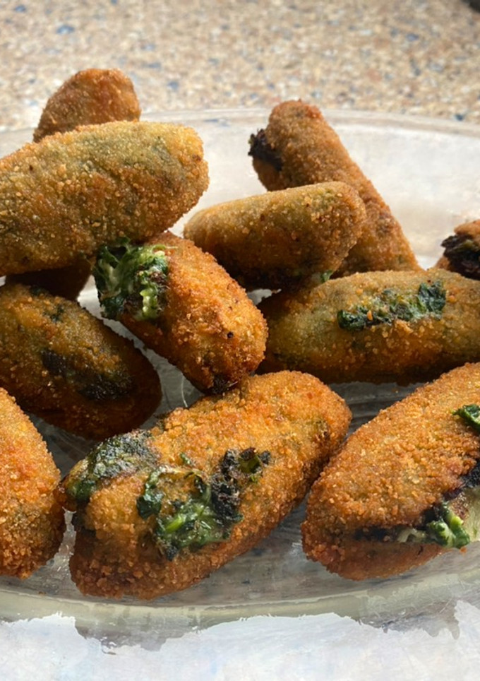 Una foto de Croquetas de espinacas