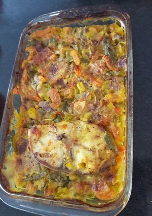 Una foto de Pescado "Bagre" en salsa de coco