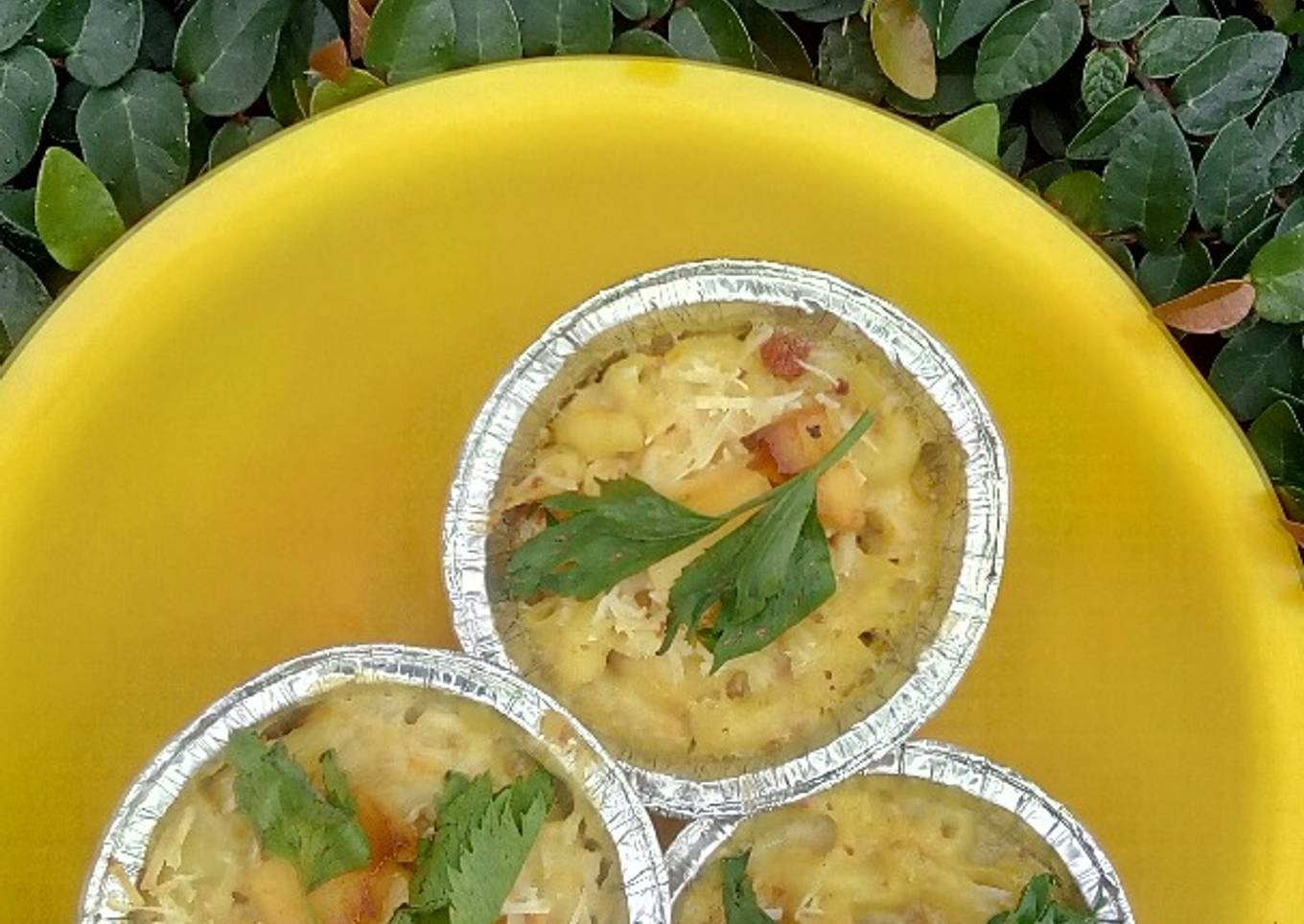 Makaroni schotel panggang simpel