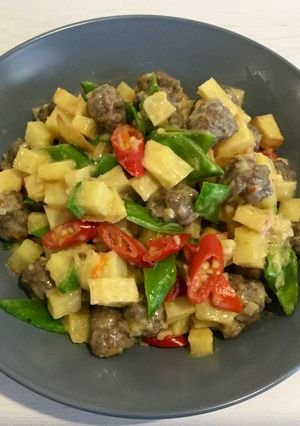 Foto resep Tumis Kentang Bola Sapi