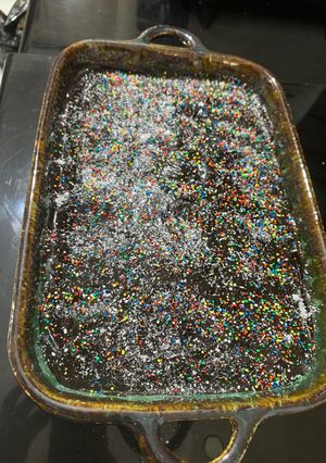 عکسی از دستور کیک نسکافه با سس نسکافه