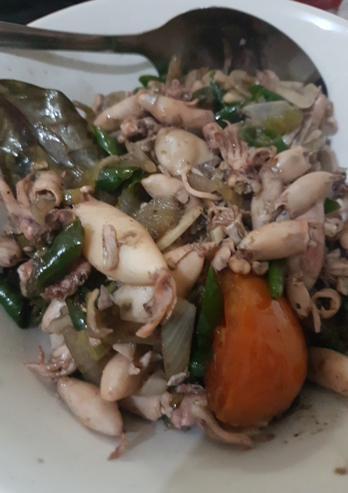 Foto resep Cumi asin cabe ijo simple