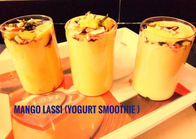 Mango Lassi (Yogurt Smoothie Recipe)
