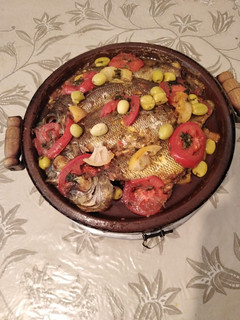 صورة لوصفة وصفة حوت طاجين شرغو