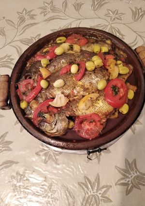 صورة لوصفة وصفة حوت طاجين شرغو