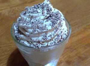 Una foto de Mousse de capuchino en 3 pasos súper fácil