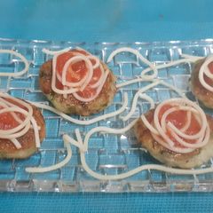 A picture of Cutlet & Spagetti in Arrabbiata Sauce.