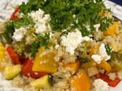 A picture of healthy courgette salad